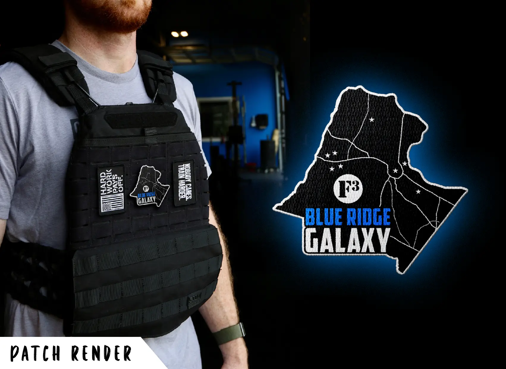 Blue Ridge Galaxay Challenge Patch